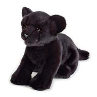 Peluche Panthère Noire Réaliste, Jouet en Peluche Doux pour Enfants et Adultes, Cadeau de Collection au Design Réaliste