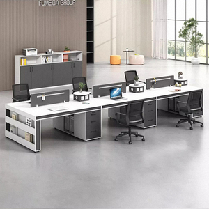 Hot <span class=keywords><strong>Sale</strong></span> Office Workstation Schreibtisch mit elektrischem Executive Tisch und modernem Design für 4 6 Personen Workstation Office Tisch - Product Image 2
