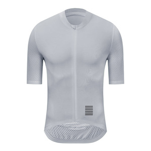 Camiseta de ciclismo para hombre, camiseta deportiva de manga corta, transpirable, de secado rápido, de color sólido, para ciclismo, entrenamiento físico - Product Image 1