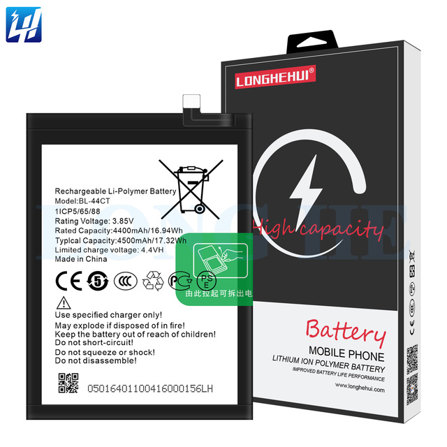New 4500mAh Replacement Battery for Tecno Camon 16 Premier/CE9 Phone Battery BL-44CT Phone Tecno
