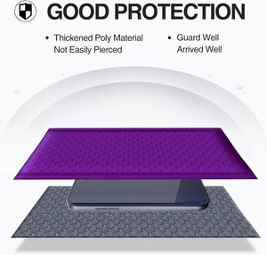 Custom Large <b>Black</b> Waterproof Bubble Poly Mailers Bag 10x13 Eco-Friendly Recyclable Padded <b>Wrap</b> Packaging Self-Seal Wholesale - Product Image 4