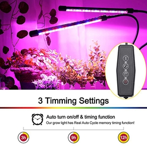 <span class=keywords><strong>Lampe</strong></span> <span class=keywords><strong>Led</strong></span> <span class=keywords><strong>horticole</strong></span> de <span class=keywords><strong>croissance</strong></span>, 30W, 3 têtes, avec pince, éclairage pour bureau/chambre de culture, fleurs - Product Image 4