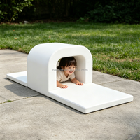 Túnel de Juego Suave para Niños, Arco de Espuma para Gatear, Equipo de Juego para Interiores, Guarderías, Fiestas, Entrenamiento Sensorial, Set de Juego Suave