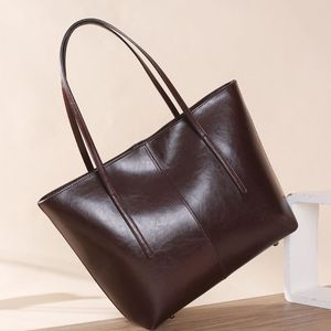 Nouveaux sacs à main de luxe en cuir véritable de haute qualité, grande capacité, sacs messagers, sacs à main de créateurs, sacs à bandoulière pour femmes, mode féminine - Product Image 5