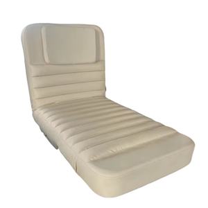 Muebles de estética para salón de belleza, cama facial curva con base dorada, cama eléctrica para cosmética y pestañas, mesa de masaje de spa de lujo, cama para pestañas - Product Image 2