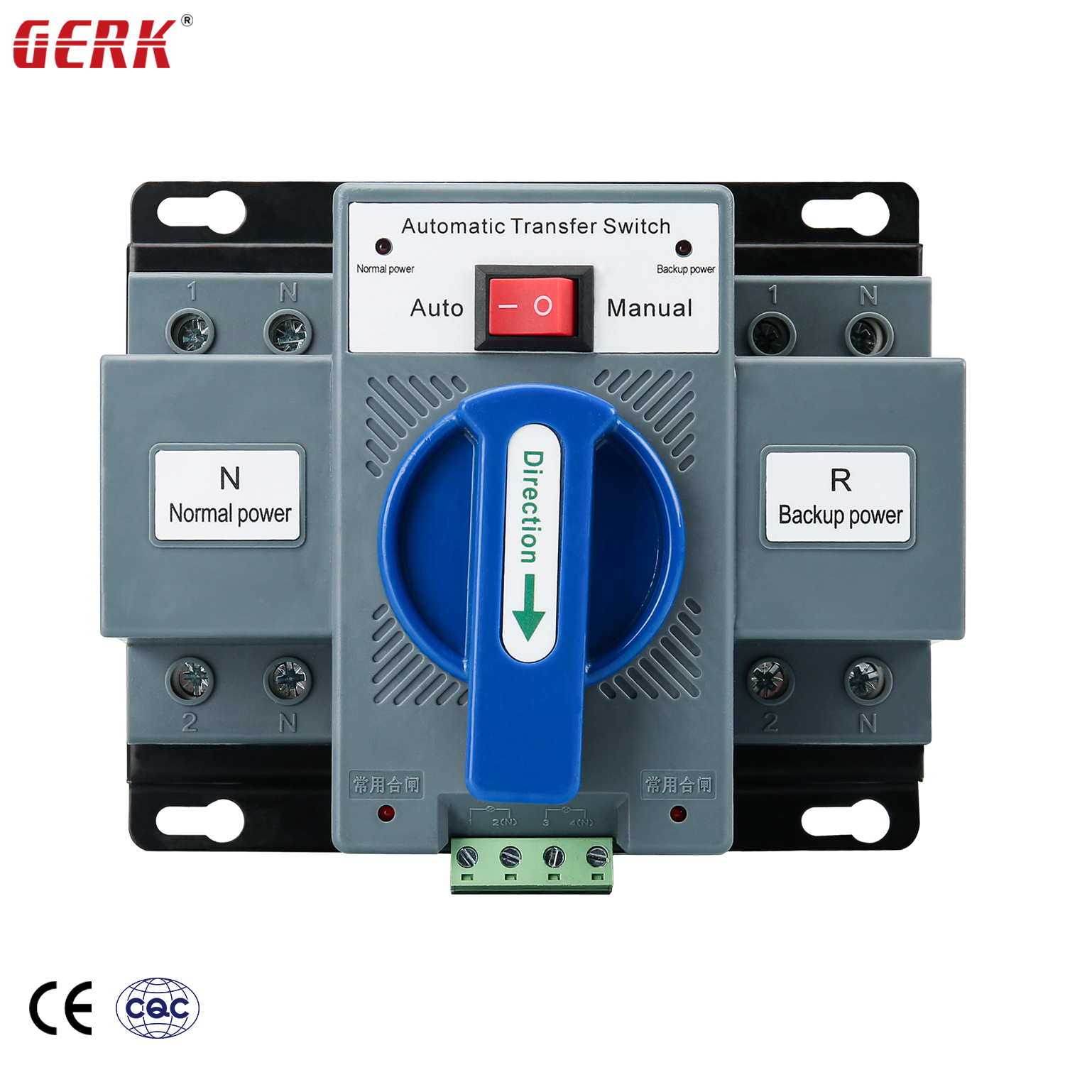 Single Phase 2P 16A 32A 63A 100A 125A Dual Power Automatic Transfer Switch Uninterrupted Power CB ATS Auto Changeover Switch