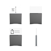 Dernière mode 55 pouces écran OLED transparent affichage de bienvenue d'entreprise libre-service fonction de levage pour ascenseur de magasin de détail