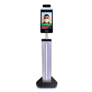 8 inch floor standing kiosk Face Recognition fever checking full viewed - Product Image 3