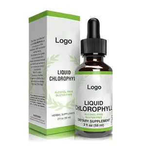 Chlorophyll-Flüssigkeits tropfen Energy Boost & Immun Support Flüssiges Chlorophyll-Antioxidans Anti-Aging-Flüssig-Chlorophyll-Tropfen OEM
