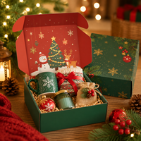 Caja de Cartón para Envíos Postales de Varios Tamaños para Regalos de Navidad, San Valentín y Halloween