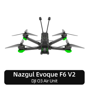 IFlight <span class=keywords><strong>Nazgul</strong></span> <span class=keywords><strong>Evoque</strong></span> F6 V2 HD Drone FPV 6 pouces <span class=keywords><strong>6S</strong></span> BNF avec module GPS O3 Air Unit et systèmes radio pour modèle RC - Product Image 2