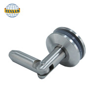 Support d'auvent en verre en acier inoxydable massif pour porte d'entrée moderne, raccord d'auvent en verre pour escalier et mur