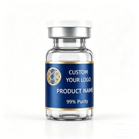 Étiquettes personnalisées brillantes pour flacons de peptides, pour la perte de poids et un aspect jeune, flacons de 2 ml, 5 ml, 10 ml