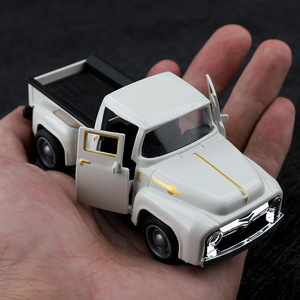 Camioneta <span class=keywords><strong>de</strong></span> <span class=keywords><strong>Juguete</strong></span> Retro <span class=keywords><strong>de</strong></span> Metal Fundido a Presión, Modelo <span class=keywords><strong>de</strong></span> Coche Clásico <span class=keywords><strong>Antiguo</strong></span> para Niños y Coleccionistas - Product Image 5