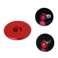 Tutup Headset Sepeda HSC02 dari Aluminium Alloy Warna-warni, Tutup Headset Sepeda MTB Road Bike, Penutup Stem Fork 1-1/8