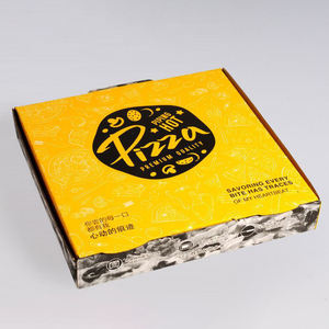 Caja <span class=keywords><strong>de</strong></span> <span class=keywords><strong>Pizza</strong></span> Ecológica <span class=keywords><strong>de</strong></span> Alta Gama Personalizada, Caja <span class=keywords><strong>de</strong></span> Embalaje <span class=keywords><strong>de</strong></span> Cartón Corrugado con Recubrimiento UV <span class=keywords><strong>de</strong></span> Grado Alimenticio, Impresión en Relieve, Materiales Reciclados - Product Image 1