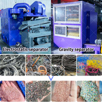 Granulateur de câbles en cuivre 100-180 kg/h, machine de recyclage de fils de cuivre