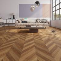 Planche de vinyle SPC à chevrons, imperméable, résistante à l'humidité et aux rayures ; Prix d'usine, expédition même d'une seule pièce