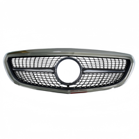 Grille avant Mercedes Classe C W205 Diamond Star 2015-2018 Noir Argent Version Executive