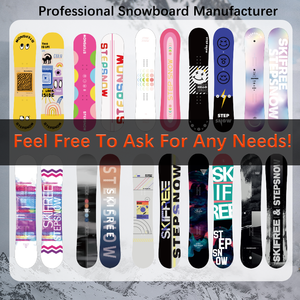 Tabla de Snowboard Personalizada para Jóvenes, Freestyle, All Mountain, con Fijaciones, Núcleo de Madera, Impresión Digital, Precio de Fábrica OEM - Product Image 3