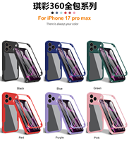 Coque de téléphone tout-en-un de haute qualité, protection intégrale avant et arrière à 360°, anti-chute pour iPhone 15, 17, 18 Pro Max
