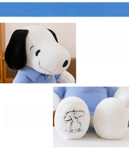 <span class=keywords><strong>Peluche</strong></span> de <span class=keywords><strong>Snoopy</strong></span> Súper Suave, Almohada para Dormir, Muñeco para Cama Queen, Regalo de Cumpleaños, Decoración para el Hogar - Product Image 5