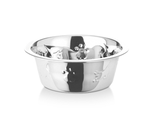 Gamelle économique en acier inoxydable gaufré pour animaux de compagnie, gamelle durable pour nourriture et eau pour chiens et chats, idéale pour l'alimentation quotidienne, prix de gros - Product Image 6