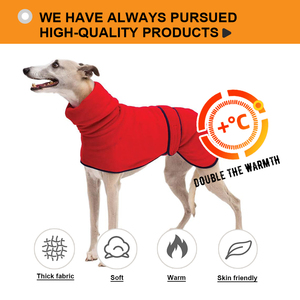 Pull en polaire extensible et moelleux, coupe-vent, chaud, personnalisé, fournisseur, chien <span class=keywords><strong>lévrier</strong></span>, design personnalisé, <span class=keywords><strong>manteau</strong></span> Love My <span class=keywords><strong>Whippet</strong></span> - Product Image 6