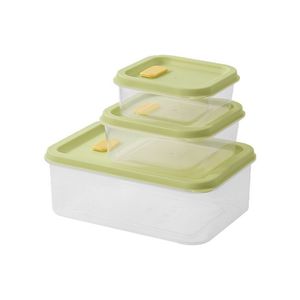 Caja de Almacenamiento de Alimentos Rectangular de 301-500 ml con Tapa de Cierre a Presión, Apta para Microondas, para Viajes - Product Image 2