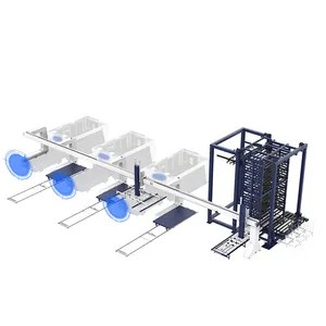 Depo envanter yönetim sistemi/lazer makinesi için otomatik plaka depolama kulesi
