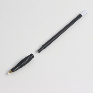 Vendita calda Nero Eccentrico Usa E Getta Strumento di <span class=keywords><strong>Microblading</strong></span> 18 u lama Per Trucco permanente Del Sopracciglio Del Tatuaggio - Product Image 5
