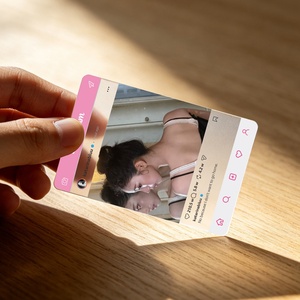 Cartes de visite transparentes personnalisées en plastique vierge, fournisseurs, prix, cartes d'identité en PVC transparent givré imprimées, cartes d'idole - Product Image 6