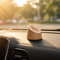 Diffuseur d'huiles essentielles en bois massif écologique, diffuseur portable en bois de hêtre pour aromathérapie automobile, artisanat sans couture, OEM/ODM