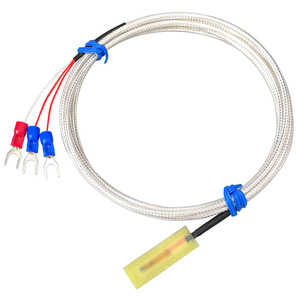 เทอร์โมมิเตอร์วัดอุณหภูมิแบบแพลตตินัม PT100 แบบติดตั้งด้วยเรซิน, หัววัดอุณหภูมิมอเตอร์แบบฉนวนผิวหน้า, เซ็นเซอร์วัดอุณหภูมิบัสบาร์ทองแดง - Product Image 2