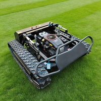 Mesin Pemotong Rumput Robot Crawler 1000mm Murah dari Pabrik, Dilengkapi Remote Control, Bersertifikasi CE, Penggerak Sendiri, untuk Penggunaan Kebun & Pertanian