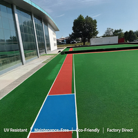 Gazon artificiel pour padel, gazon synthétique haute densité 10 mm 12 mm pour terrain de padel, revêtement de sol sportif, tapis de gazon PE