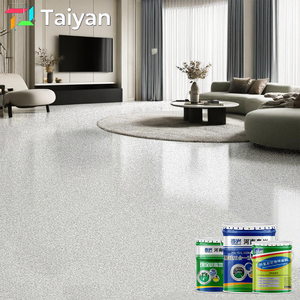 Pintura Epóxica Autonivelante de Alta Calidad Sin Solventes para Pisos de Arena de Colores, Pintura Epóxica de Arena Colorida para Pisos de Concreto - Product Image 4