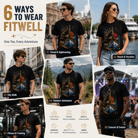 T-shirt graphique personnalisé avec les monuments de Paris, vente en gros, col rond noir, manches courtes, streetwear, tee-shirt OEM