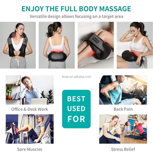 Alat Pijat Leher Rechargeable untuk Perawatan Leher, Pijat Servikal untuk Meredakan Nyeri Jaringan Dalam - Product Image 4