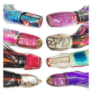 Großwild Offshore Octpus Röcke Salzwasser Tiefsee Marlin Thunfisch Harz Kopf Troll ing Köder - Product Image 2