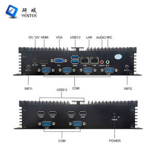 N97คอมพิวเตอร์ขนาดเล็กแบบฝังตัว N100 J1900 J6412 I7 I5 mSATA SSD HD VGA 2 LAN RS232 485 6 COM <span class=keywords><strong>Linux</strong></span> OS OS fanless Industrial PC - Product Image 6