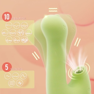 Vibrador de succión en forma de dinosaurio 3 en 1, 10 vibraciones y 5 pezones de succión y calentamiento <span class=keywords><strong>Succionador</strong></span> de clítoris anal, vibradores de punto G - Product Image 6