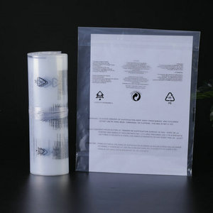 <b>Pe</b> Self Adhesive Bags Transparent Stand Up Pouch Waterproof For Clothing <b>Shoes</b> Packaging Yiwu Origin - Product Image 2