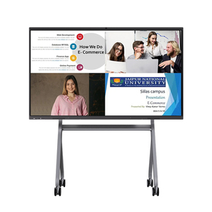 Pantalla Plana Interactiva de 55 65 75 86 Pulgadas, Pizarra Digital con Pantalla Táctil IR de 40 Puntos, con Sistema Operativo Android/Win10/11 para Educación - Product Image 1