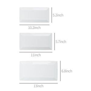 <span class=keywords><strong>Assiette</strong></span> à <span class=keywords><strong>Dessert</strong></span> <span class=keywords><strong>rectangulaire</strong></span> en céramique, <span class=keywords><strong>assiette</strong></span> à dîner <span class=keywords><strong>rectangulaire</strong></span> en porcelaine assiettes rectangulaires en forme de porcelaine pour Restaurant hôtel - Product Image 4