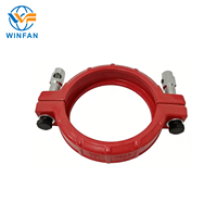 Collier de serrage DN125 à déconnexion rapide pour camion pompe à béton haute pression en acier, acceptation OEM pour toutes marques