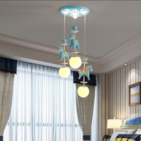 Lampe de plafond moderne et créative pour chambre d'enfant, motif licorne, princesse et prince, pour garçons et filles