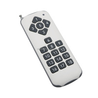 Control Remoto RF ASK de 18 Canales, 433MHz, 18 Teclas, Transmisor Inalámbrico de Alta Potencia