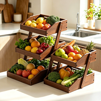 Panier de rangement pour légumes de comptoir de cuisine, étagère de rangement pour fruits de bureau, support de rangement pour légumes de comptoir de cuisine