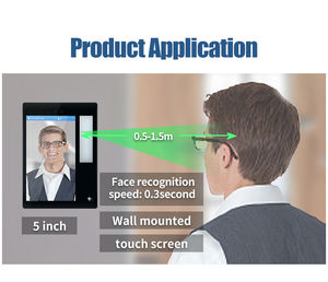 廉价5英寸触摸人脸识别考勤标识射频识别Nfc点使用现场访问控制终端免费软件 - Product Image 2